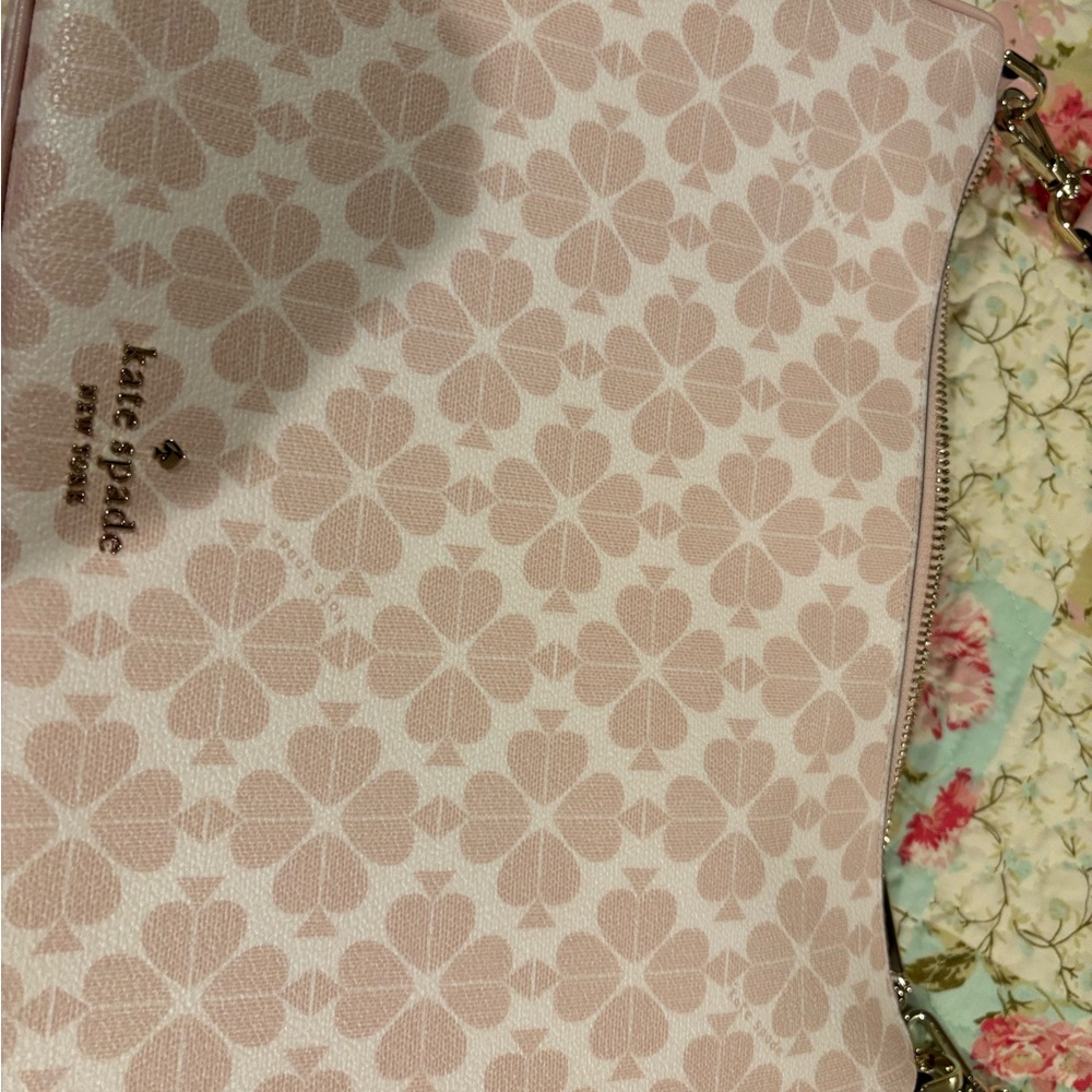 Kate Spade Light Pink Floral Crossbody Bag